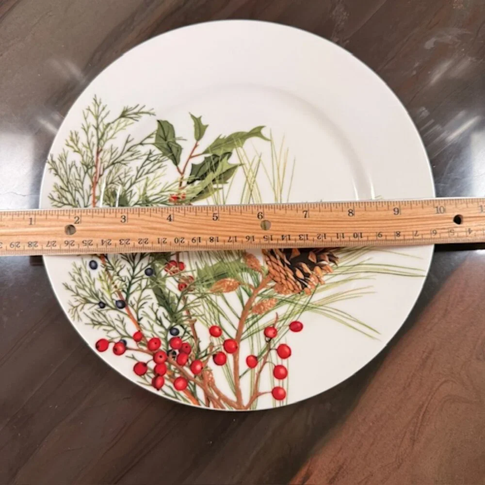 William Sonoma holiday plate ~9 inches in diameter. Excellent condition
